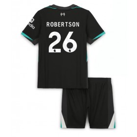 Liverpool Andrew Robertson #26 Borta Kläder Barn 2024-25 Kortärmad (+ Korta byxor)